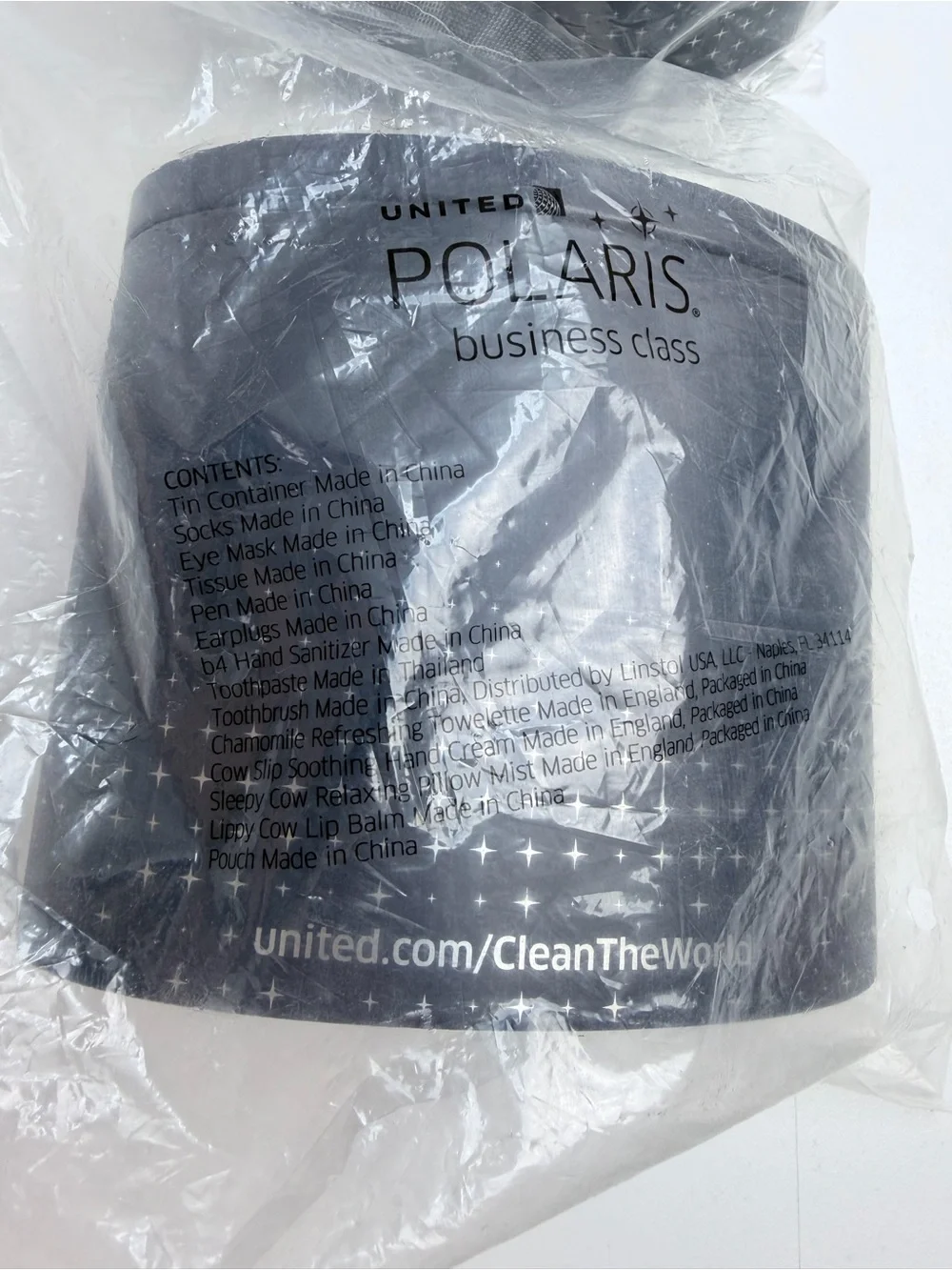 United Airlines Polaris Class Amenity Kits (2) NEW